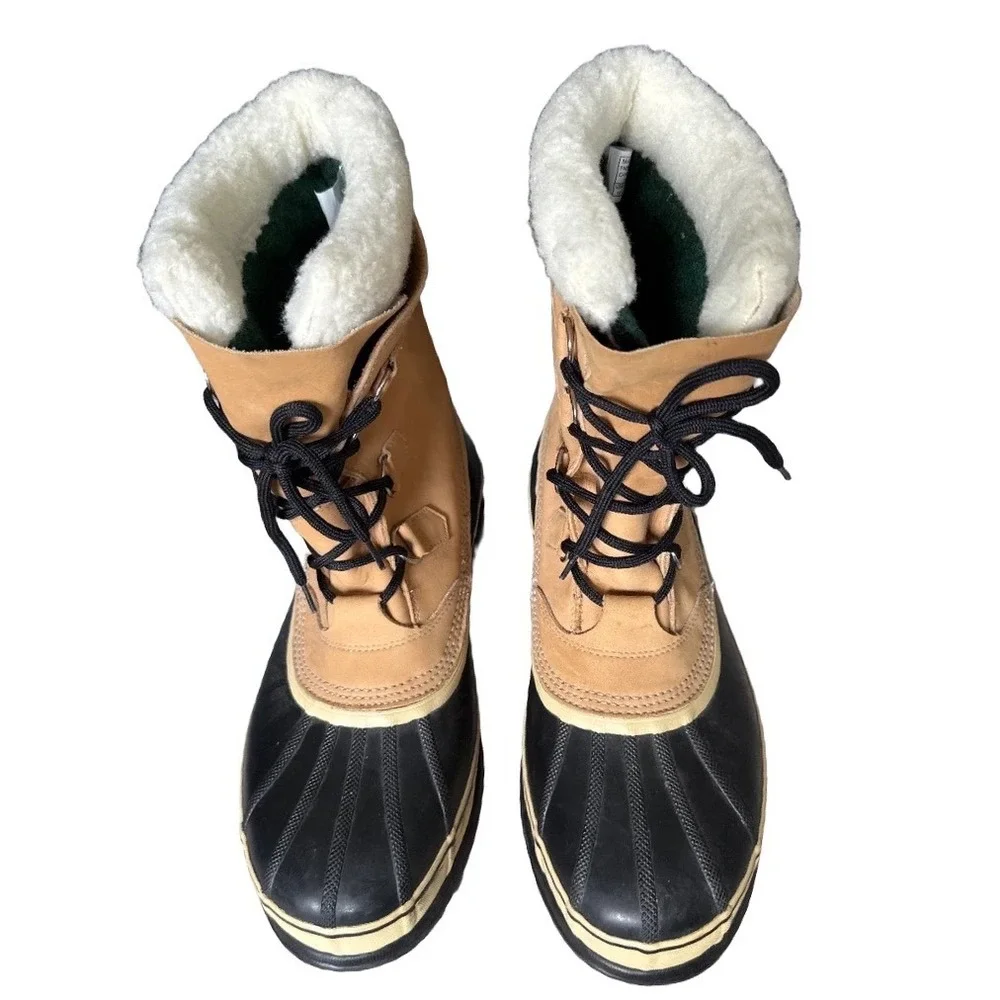 Sorel Caribou II Mens Winter Boots Waterproof Snow Boots Sz 14 Gorpcore Utility